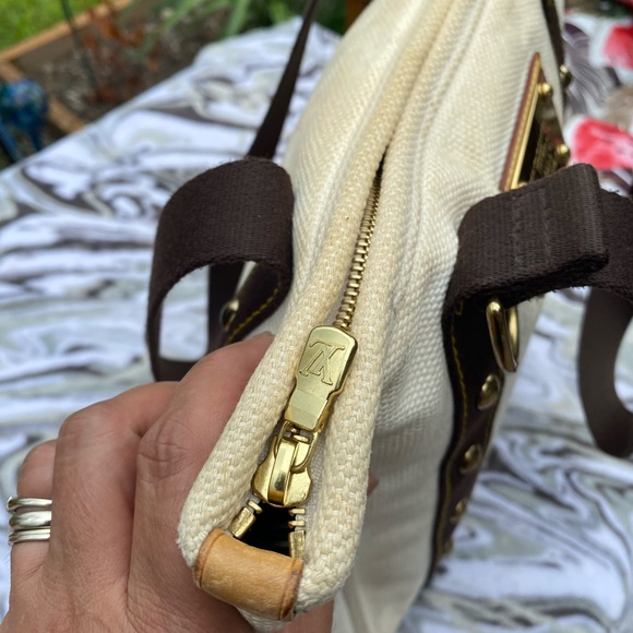 COPY - Louis Vuitton Tote Bag Cabas MM Ecru Cream Antigua - Picture 14 of 15